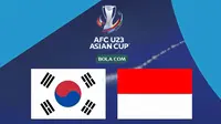 Siaran Langsung Kualifikasi Piala Asia U-23 2026, Korea Selatan U-23 Vs Timnas Indonesia U-23